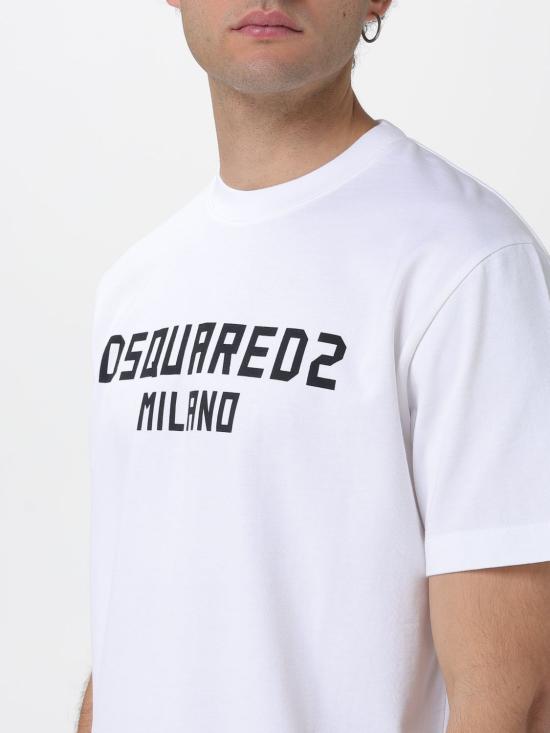 26SS 디스퀘어드2 반팔 티셔츠 S74GD1520D20106 100 White - DSQUARED2