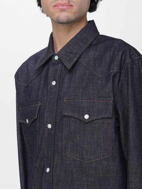 26SS 아페쎄 데님 셔츠 COHOJH12632 IAI Blue - A.P.C.