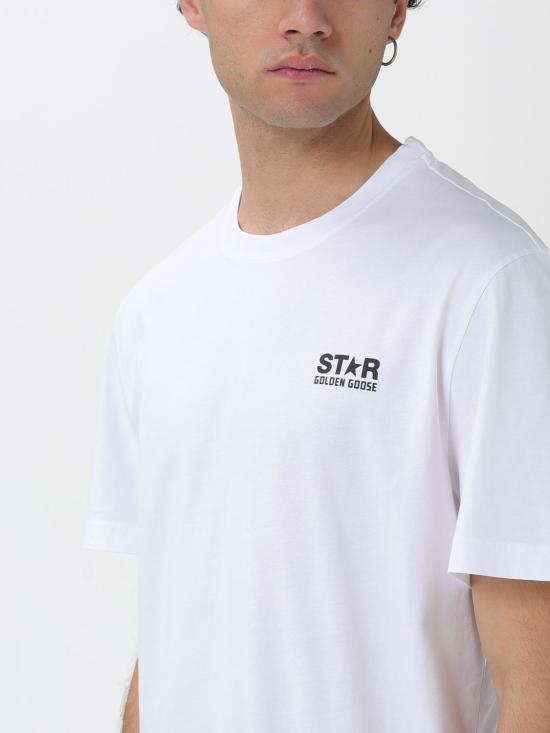 26SS 골든구스 반팔 티셔츠 GMP01220P000879 10283 White - GOLDEN GOOSE