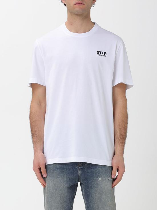 26SS 골든구스 반팔 티셔츠 GMP01220P000879 10283 White