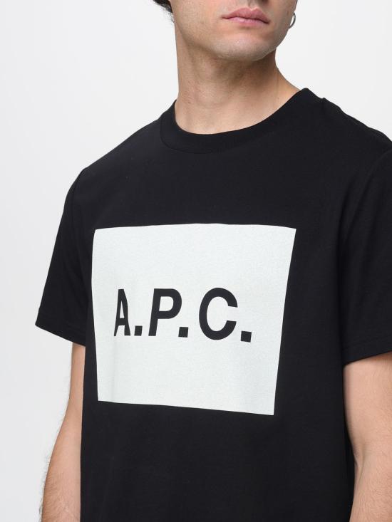 26SS 아페쎄 반팔 티셔츠 COHBOH26530 LZZ Black - A.P.C.