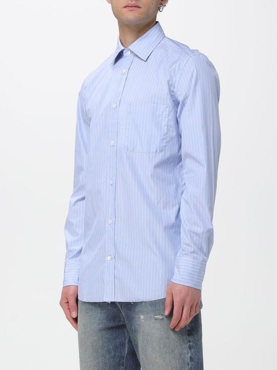 26SS 마르지엘라 긴팔 셔츠 S50DT0073M35722 001F Blue - MAISON MARGIELA