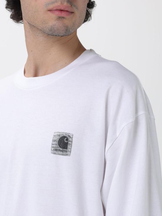 26SS 칼하트 WIP 반팔 티셔츠 I036002 02XX White - CARHARTT WIP