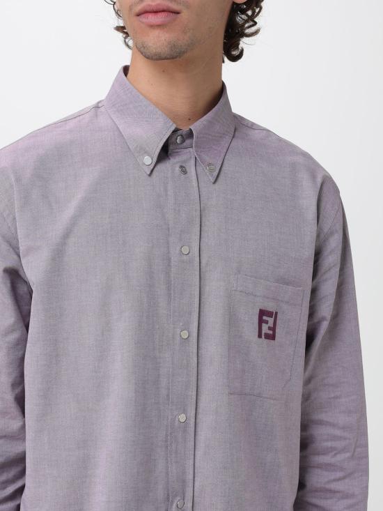 26SS 펜디 긴팔 셔츠 FS1296AVZD F0HM6 Violet - FENDI