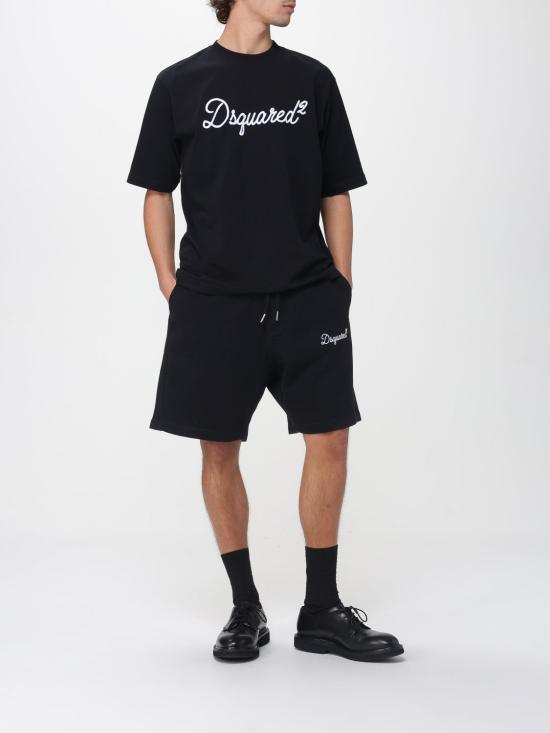 26SS 디스퀘어드2 숏팬츠 S74MU0969D25029 900 Black - DSQUARED2
