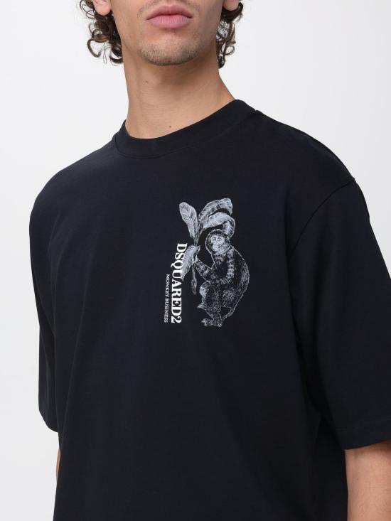 26SS 디스퀘어드2 반팔 티셔츠 S74GD1546D20106 900 Black - DSQUARED2