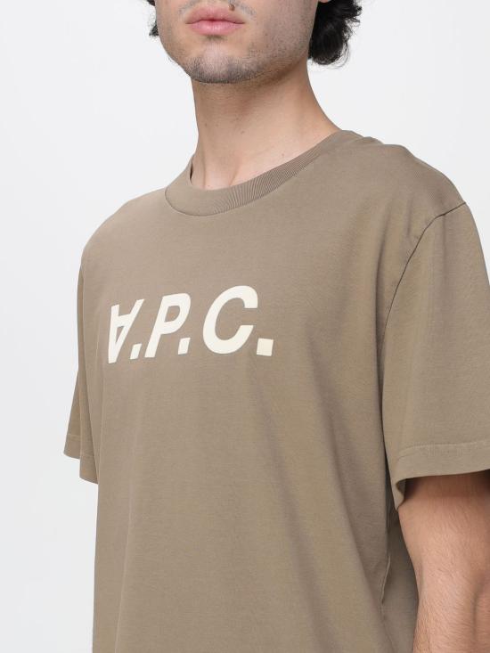 26SS 아페쎄 반팔 티셔츠 COHMBM26384 JMA Kaki - A.P.C.