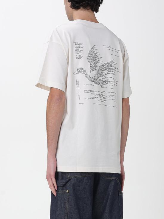 26SS 칼하트 WIP 숏슬리브 펀치드 티셔츠 I036006 D6XX Yellow Cream - CARHARTT WIP