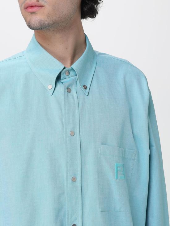 26SS 펜디 긴팔 셔츠 FS1296AVZD F0XCN Jade - FENDI