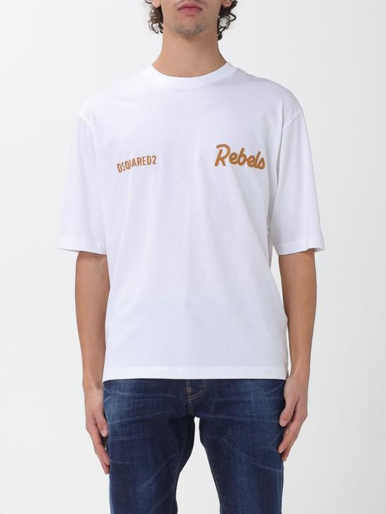 26SS 디스퀘어드2 반팔 티셔츠 S74GD1542D20108 100 White