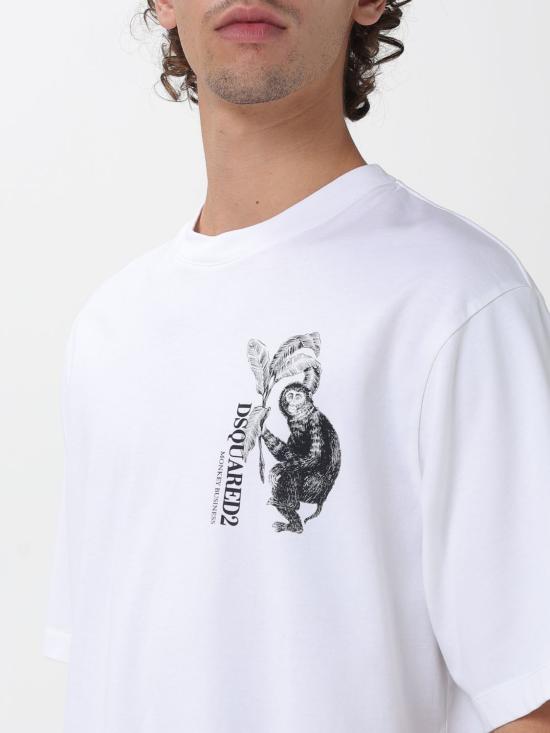 26SS 디스퀘어드2 반팔 티셔츠 S74GD1546D20106 100 White - DSQUARED2