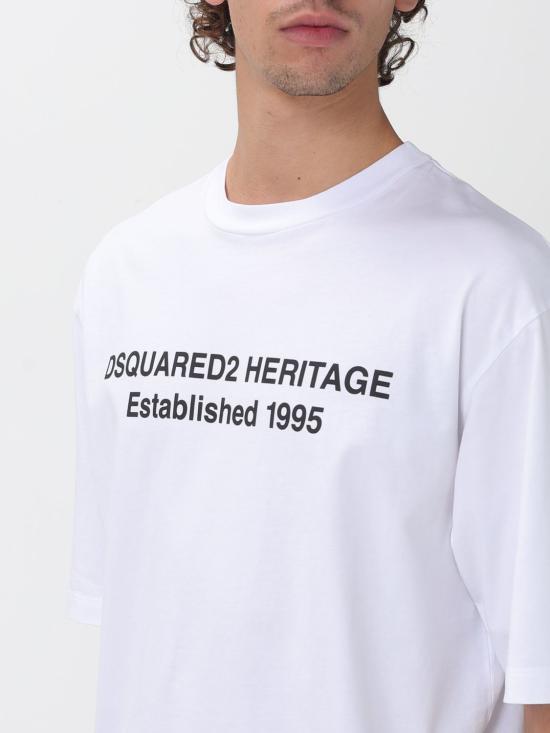 26SS 디스퀘어드2 반팔 티셔츠 S74GD1456D20020 100 White - DSQUARED2