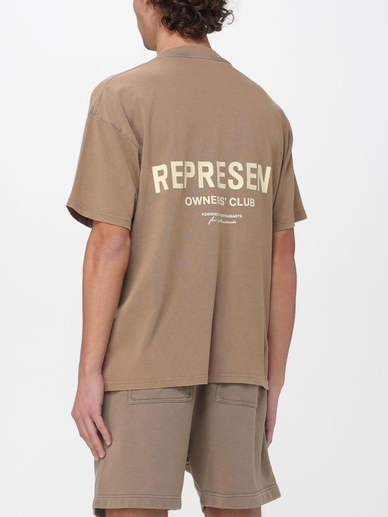 26SS 리프레젠트 반팔 티셔츠 OCM41114 16 Brown - REPRESENT