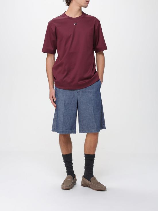 26SS 펜디 반팔 티셔츠 FY0936ARYY F0HM6 Burgundy - FENDI