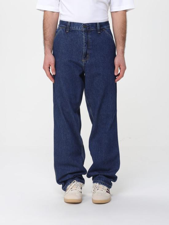 26SS 칼하트 WIP 스미스 데님 싱글 니 팬츠 I032024 0106 Blue