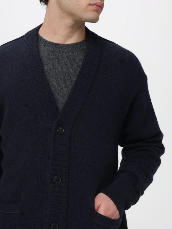 25FW 로베르토 콜리나 스웨터 253M40210 10 Navy - ROBERTO COLLINA