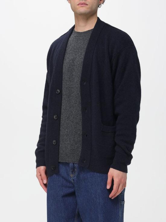 25FW 로베르토 콜리나 스웨터 253M40210 10 Navy - ROBERTO COLLINA