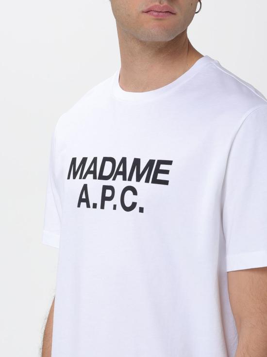 26SS 아페쎄 반팔 티셔츠 COGYKM26462 AAB White - A.P.C.