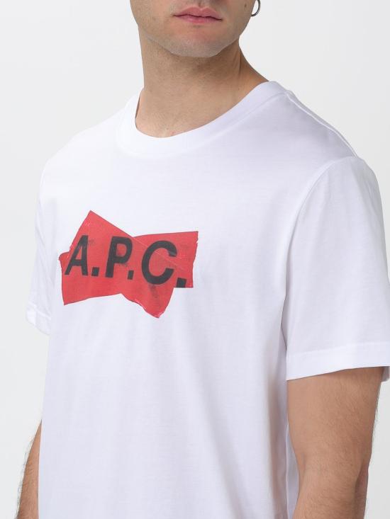 26SS 아페쎄 반팔 티셔츠 COHBMM26457 AAB White - A.P.C.