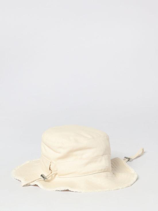 26SS 자크뮈스 버킷햇 ACU00002AE00014 110 White - JACQUEMUS