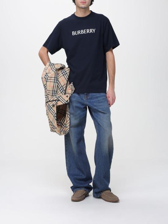 26SS 버버리 반팔 티셔츠 8122388 Navy - BURBERRY