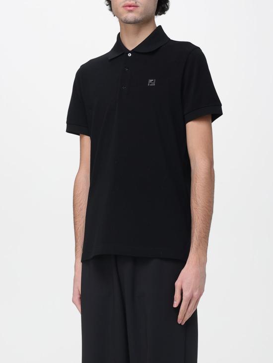 26SS 펜디 폴로 티셔츠 FY0985AUA5 F0QA1 Black - FENDI