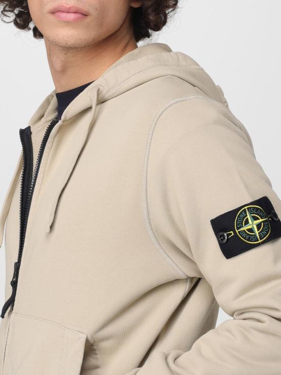 25FW 스톤 아일랜드 긴팔 티셔츠 6100061S0051 V009A Sand - STONE ISLAND