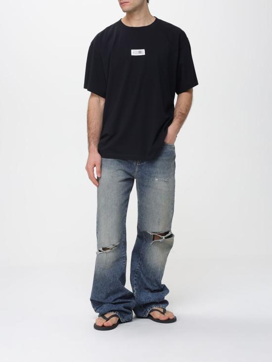 26SS MM6 메종마르지엘라 반팔 티셔츠 SH0GC0032M20170 900 Black - MM6 MAISON MARGIELA