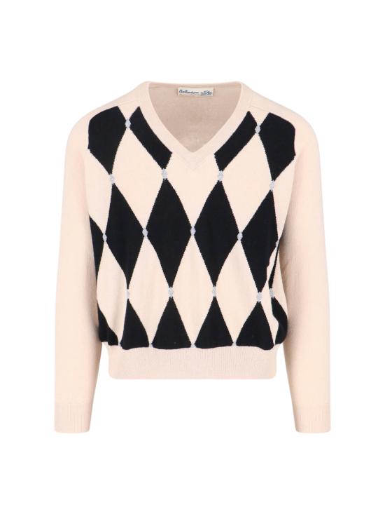 24FW 발렌타인 스웨터 B1P735 12K06 98032 Beige