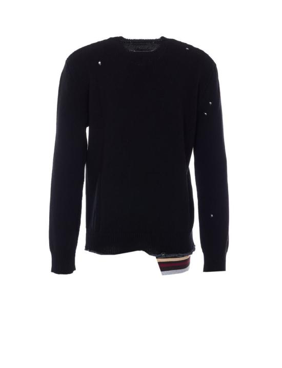26SS MM6 메종마르지엘라 스웨터 SH0HL0038M13205962 Black - MM6 MAISON MARGIELA