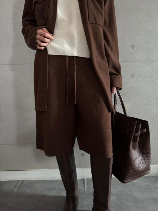  더 엔케이씨 스토어 숏팬츠 NKC 스토어 소니 캐시미어 블렌드 반바지