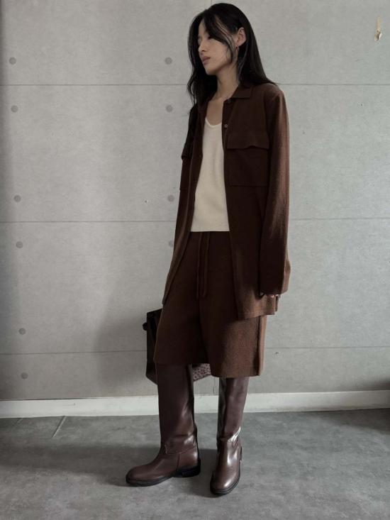  더 엔케이씨 스토어 숏팬츠 NKC 스토어 소니 캐시미어 블렌드 반바지 - The NKC Store