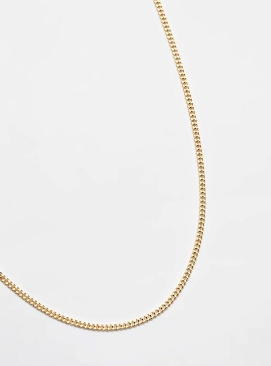  울프 시러스 네크리스 울프 서커스 골드 커브 체인 목걸이 - WOLF CIRUS