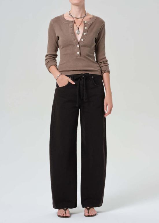  시티즌 오브 휴머니티 긴팔 티셔츠 인류의 시민 바라 헨리 탑 - CITIZEN OF HUMANITY