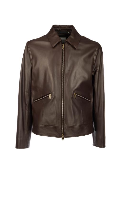 26SS 폴 스미스 가죽 자켓 M1R872ZV01388 69A BROWN