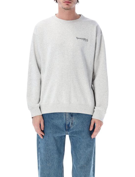 25FW 스포티앤리치 스웨터 ST07162175GY03 HEATHER GR HEATHER GREY