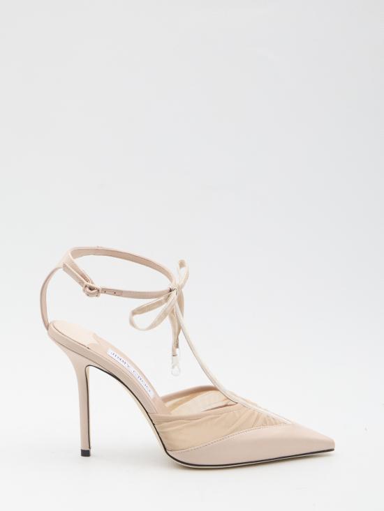 26SS 지미추 힐/펌프스 AFIA MESH100 PINK