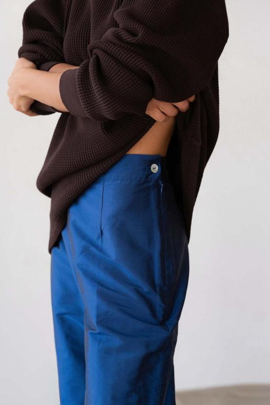  도니 크롭 팬츠 . 타프타 시가렛 팬츠 - DONNI.