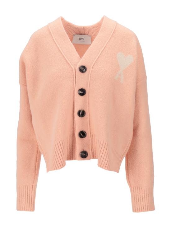 26FW 아미 빅 하트 로고 알파카 니트 가디건 UKC365KN0135 6807