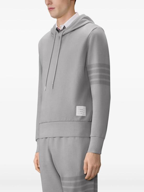 26SS 톰브라운 솔리드 루프백 4바 후디 MJT556AJ0007 055 - THOM BROWNE