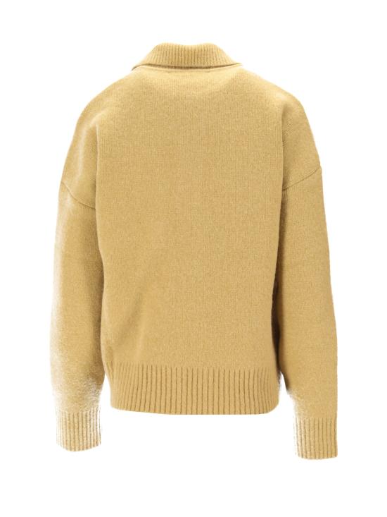 25FW 아미 ADC 알파카 폴로 스웨터 UPL408KN0135 3993 - AMI