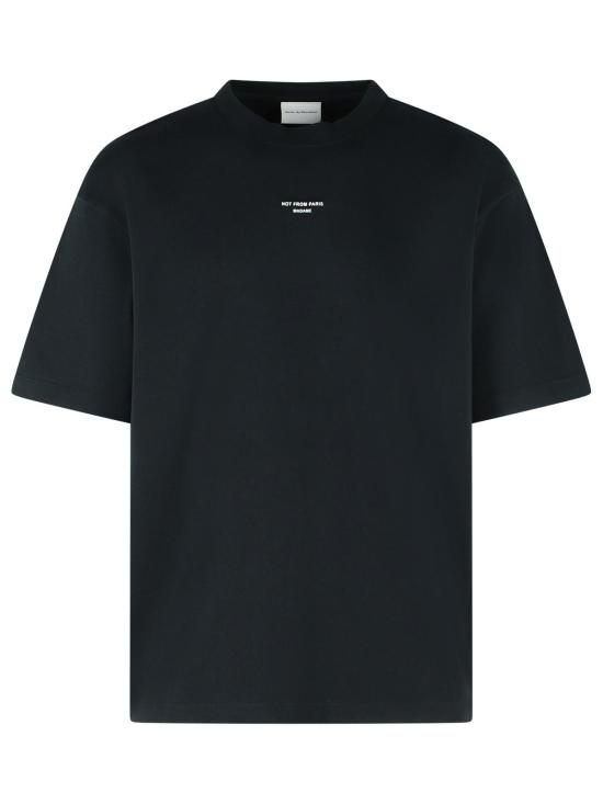 26FW 드롤드무슈 폴로 티셔츠 PERM TS202 CO002BL Black