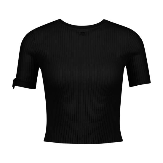 26SS 쿠레쥬 반팔 티셔츠 126MPU267FI0001 9999 black