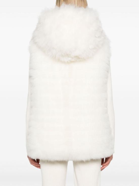 25FW 이브살로몬 베스트 26W25WKG60069K05XA1058 WHITE - YVES SALOMON