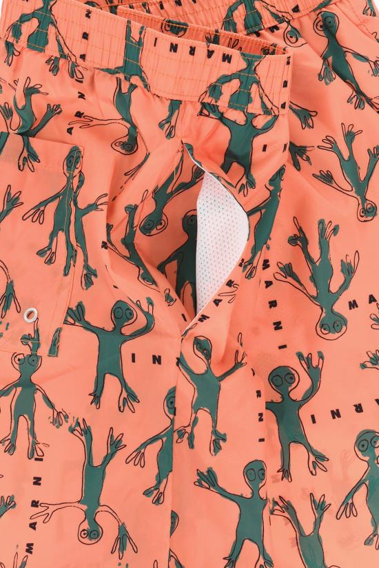  [키즈] 마르니 스윔팬츠 M01086 M00S2 0M429 Orange - MARNI