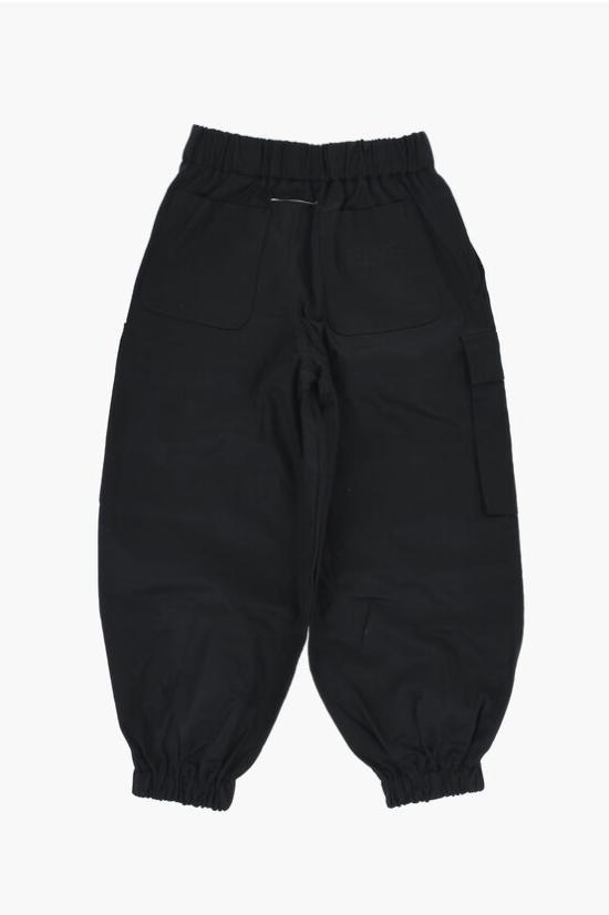  [키즈] 마르지엘라 스트레이트 팬츠 M60215 MM036 M6900 Black - MAISON MARGIELA