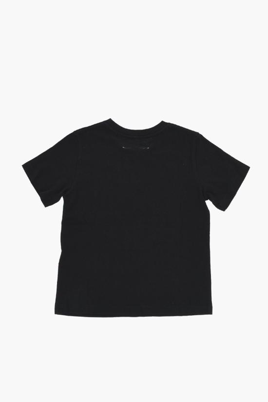  [키즈] 마르지엘라 티셔츠 M60338 MM009 M6900 Black - MAISON MARGIELA