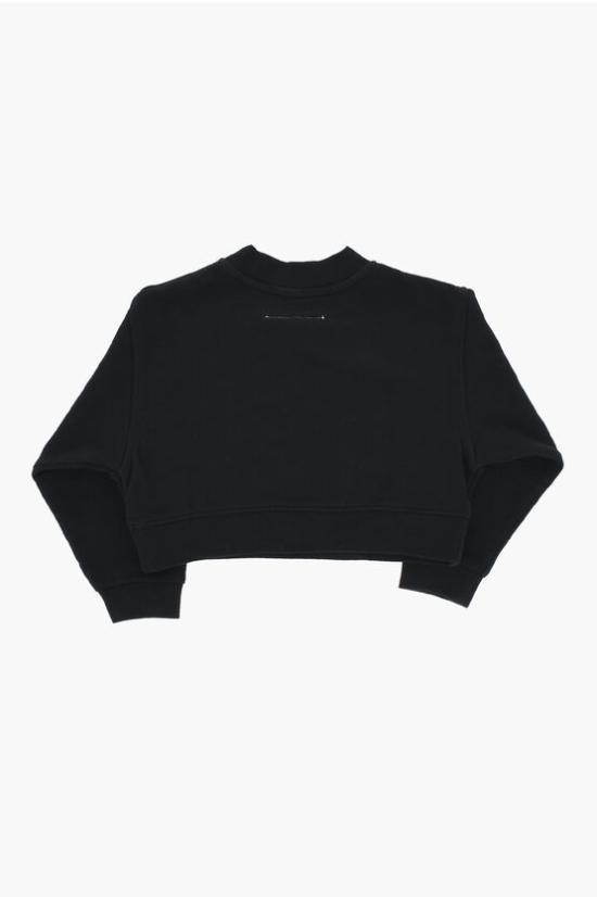  [키즈] 마르지엘라 티셔츠 M60318 MM006 M6900 Black - MAISON MARGIELA