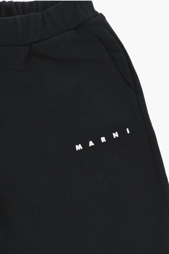  [키즈] 마르니 쇼츠/버뮤다 M01075 M00NI 0M900 Black - MARNI