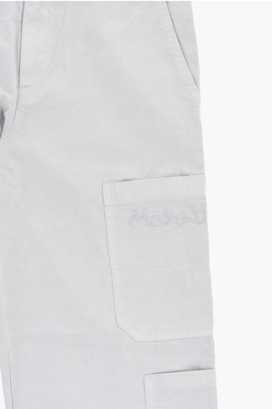  [키즈] 마르니 스트레이트 팬츠 M01063 M00SJ 0M917 Gray - MARNI